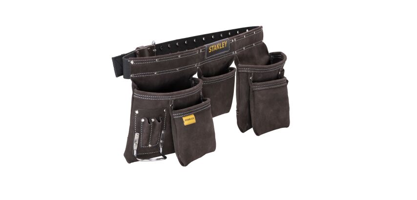 Porte-outils cuir double ceinture