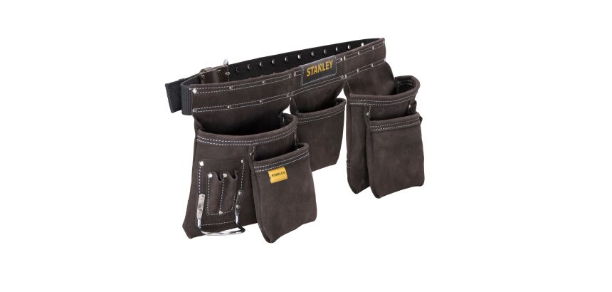 Porte-outils cuir double ceinture