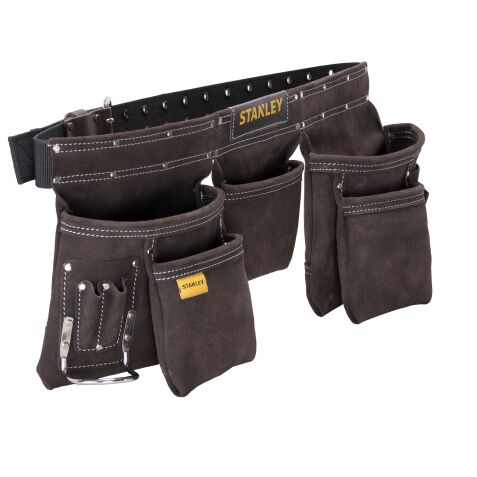 Porte-outils cuir double ceinture