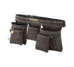Porte-outils cuir double ceinture
