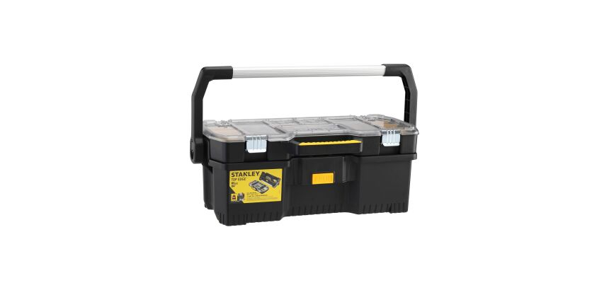 Boite à outils 60 cm avec organiseur transparent