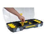 Boite à outils 60 cm avec organiseur transparent