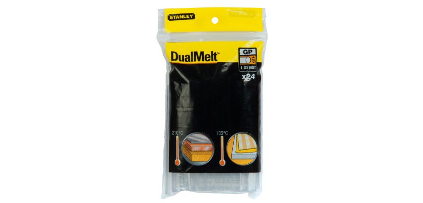 Bâtons de colle diamètre 7 mm, longueur 100 mm - sachet de 24 pièces