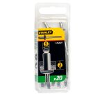 Rivets aluminium 4 mm x 3 - boite de 20 pièces