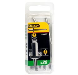 Rivets aluminium 4 mm x 3 - boite de 20 pièces