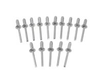 Rivets aluminium 5 mm x 6,35 - boite de 15 pièces