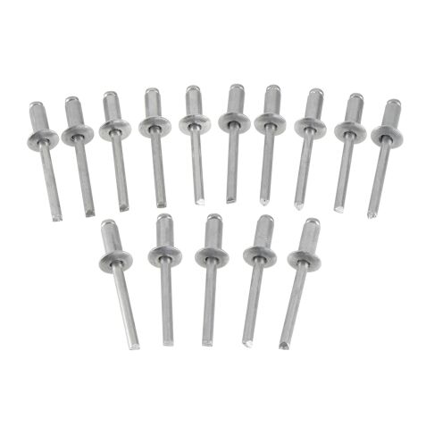 Rivets aluminium 5 mm x 6,35 - boite de 15 pièces