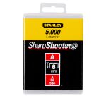 Agrafes 6 mm type A - boite de 5000 pièces