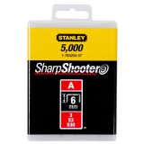 Agrafes 6 mm type A - boite de 5000 pièces