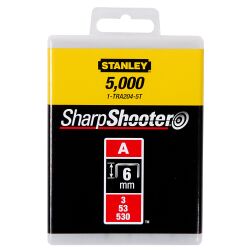 Agrafes 6 mm type A - boite de 5000 pièces