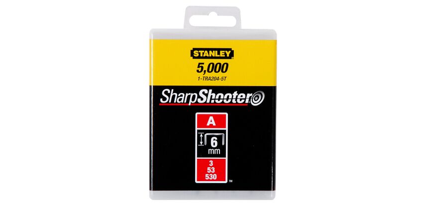 Agrafes 6 mm type A - boite de 5000 pièces