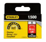 Agrafes 6 mm type A - boite de 1000 pièces