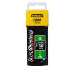 Agrafes 12 mm type G - boite de 1000 pièces