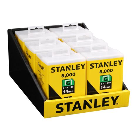 Agrafes 14 mm type G - boite de 5000 pièces