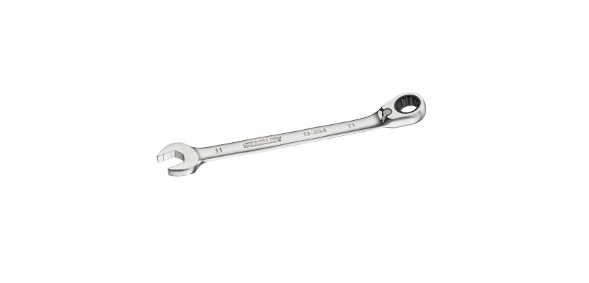 Clé mixte à cliquet réversible 11 mm anti-slip - Fatmax