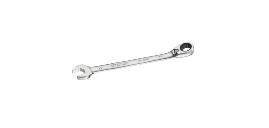 Clé mixte à cliquet réversible 11 mm anti-slip - Fatmax