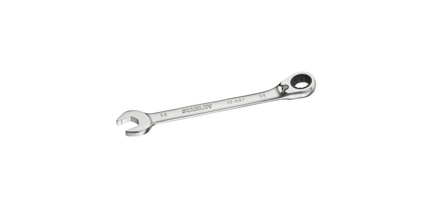 Clé mixte à cliquet réversible 14 mm anti-slip - Fatmax