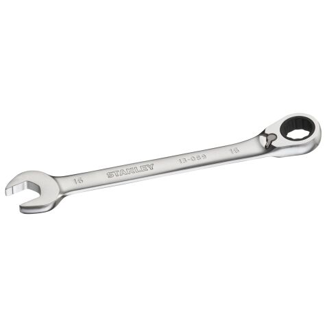 Clé mixte à cliquet réversible 16 mm anti-slip - Fatmax