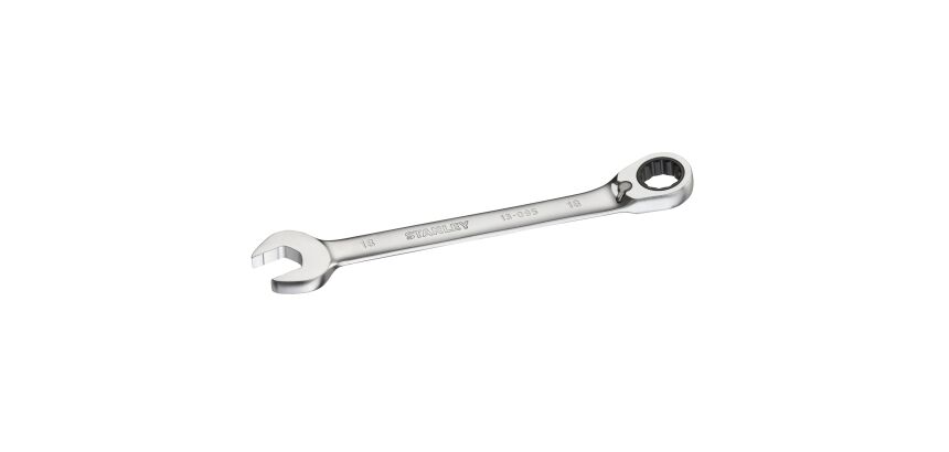Clé mixte à cliquet réversible 18 mm anti-slip - Fatmax