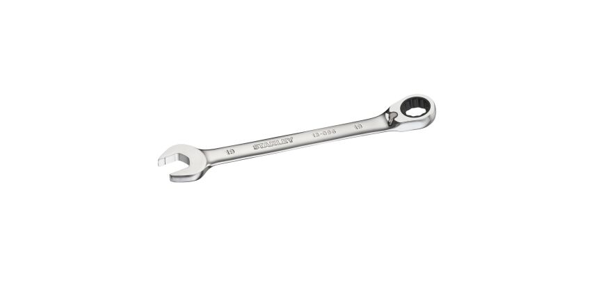 Clé mixte à cliquet réversible 19 mm anti-slip - Fatmax