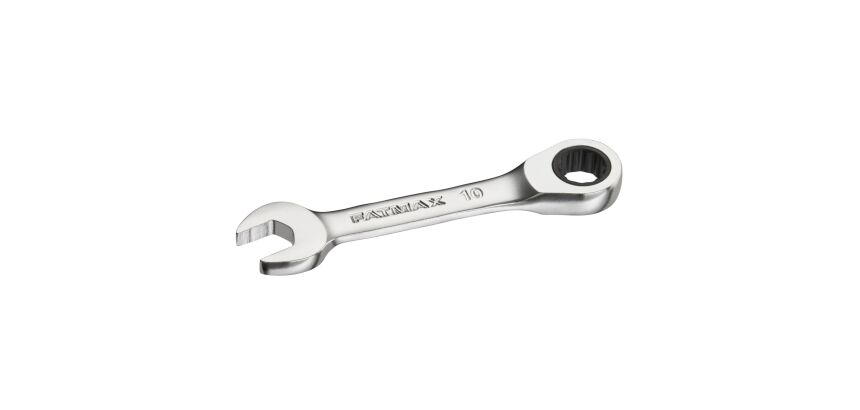 Clé mixte courte à cliquet 10 mm anti-slip - Fatmax