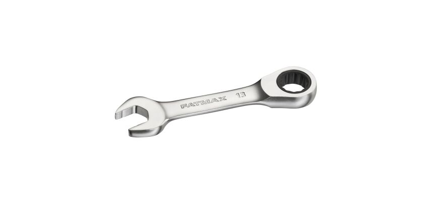 Clé mixte courte à cliquet 13 mm anti-slip - Fatmax