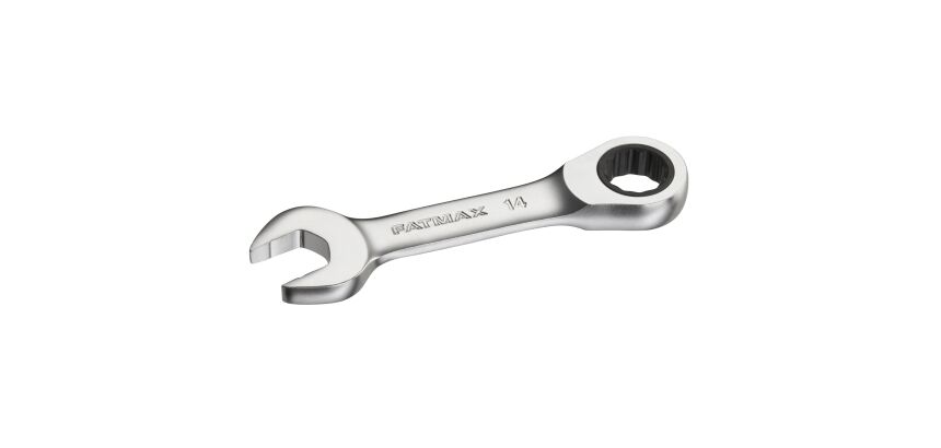 Clé mixte courte à cliquet 14 mm anti-slip - Fatmax