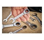 Clé mixte courte à cliquet anti-slip STANLEY Fatmax