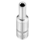Douille lgue 1/4 6 pans 4mm