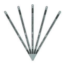 Lames de scie à métaux - carte de 5 lames flexible Lion 10 dents