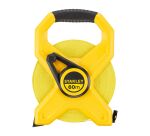 Mètre ruban STANLEY - 60 m x 12,7 mm, ruban fibre de verre