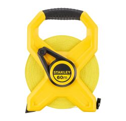 Mètre ruban STANLEY - 60 m x 12,7 mm, ruban fibre de verre