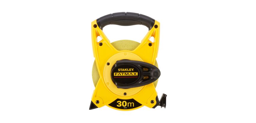 Mètre ruban STANLEY Fatmax - 30 m x 19 mm, ruban fibre de verre