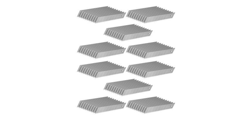 Lames de cutter 18 mm - 50 lames