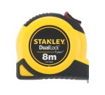 Mètre ruban STANLEY Dual Lock  - 8 m x 25 mm Tylon
