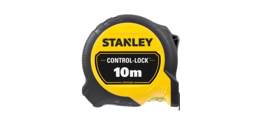 Mètre ruban STANLEY Control-Lock 10 m x 25 m, double marquage magnétique