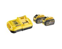 Pack 2 batteries XR FLEXVOLT 18V/54V 9Ah/3Ah Li-Ion + chargeur rapide