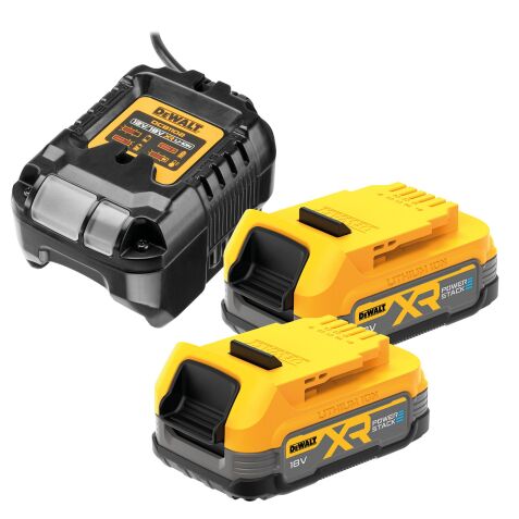 Pack 2 batteries POWERSTACK XR 18V 1.7 Ah Li-ion + chargeur