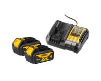 Pack 2 batteries XR 18V 4Ah Li-ion + chargeur