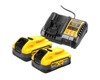 Pack 2 batteries POWERSTACK XR 18 V 5 Ah Li-ion + chargeur