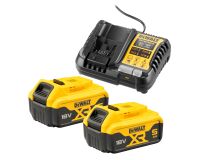 Pack 2 batteries XR 18V 5Ah Li-ion + chargeur