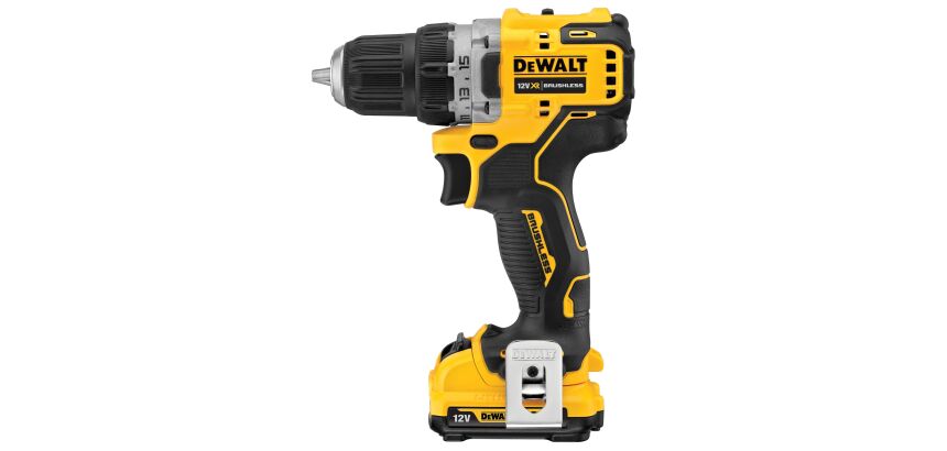 Perceuse-visseuse sans fil DEWALT XR 12 V 2 Ah Li-ion Brushless + 2 Batteries + 1 Chargeur
