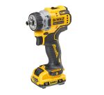 Perceuse-visseuse sans fil DEWALT XR 12 V 3 Ah Li-ion Brushless à têtes multiples + 2 Batteries + 1 Chargeur