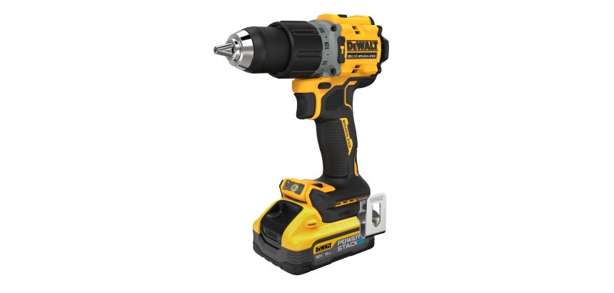 Perceuse-visseuse percussion compacte sans fil DEWALT XR 18 V 5 Ah Li-ion Brushless + 2 Batteries + 1 Chargeur