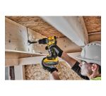 Perceuse-visseuse percussion compacte sans fil DEWALT XR 18 V 5 Ah Li-ion Brushless + 2 Batteries + 1 Chargeur