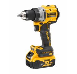 Perceuse-visseuse compacte sans fil DEWALT XR 18 V 5 Ah Li-ion Brushless + 2 Batteries + 1 Chargeur