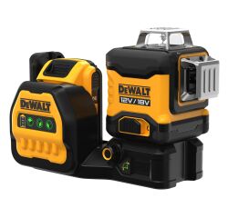 Niveau laser multilignes 3 x 360° XR 12 V / 18 V 2 Ah Li-ion - faisceaux verts