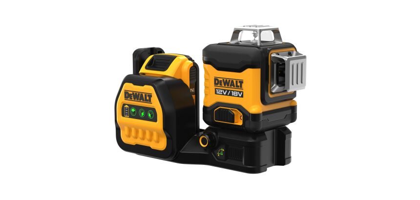Niveau laser multilignes 3 x 360° XR 12 V / 18 V 2 Ah Li-ion - faisceaux verts