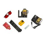 Niveau laser multilignes 3 x 360° XR 12 V 2 Ah Li-ion - faisceaux rouges