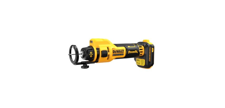 Fraiseuse sans fil DEWALT XR 18 V pour plaques de plâtre